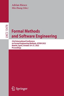 Front cover_Formal Methods and Software Engineering