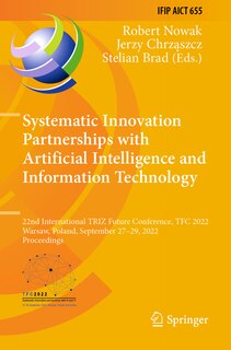 Front cover_Systematic Innovation Partnerships with Artificial Intelligence and Information Technology