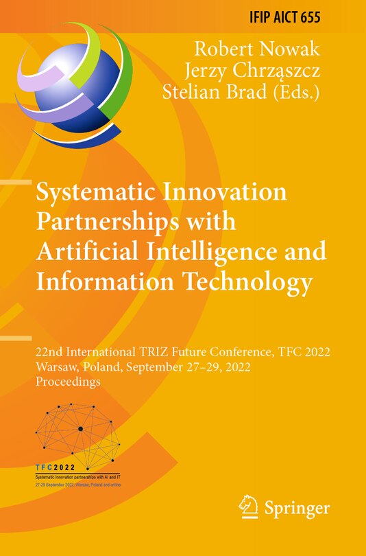 Front cover_Systematic Innovation Partnerships with Artificial Intelligence and Information Technology
