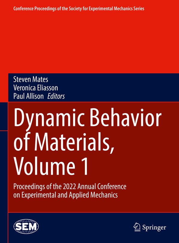 Couverture_Dynamic Behavior of Materials, Volume 1