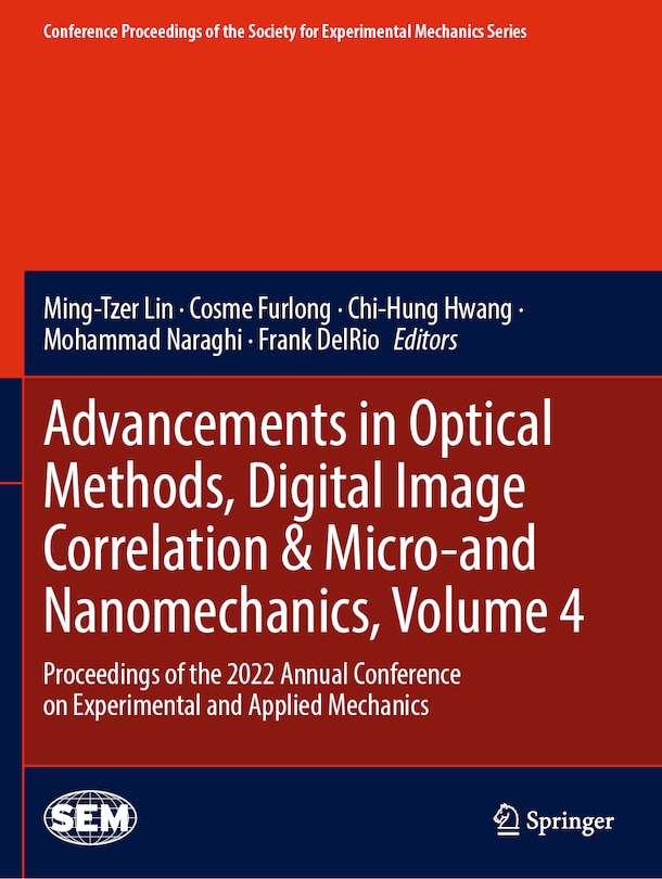 Front cover_Advancements in Optical Methods, Digital Image Correlation