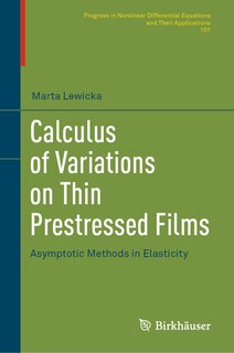 Front cover_Calculus of Variations on Thin Prestressed Films