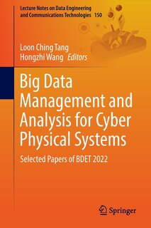 Front cover_Big Data Management and Analysis for Cyber Physical Systems