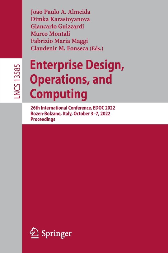Couverture_Enterprise Design, Operations, and Computing