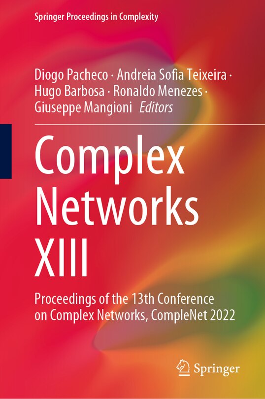 Front cover_Complex Networks XIII