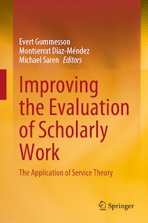 Couverture_Improving the Evaluation of Scholarly Work