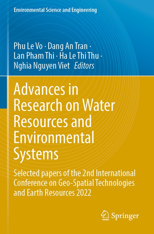 Front cover_Advances in Research on Water Resources and Environmental Systems