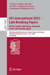 Front cover_HCI International 2022 - Late Breaking Papers