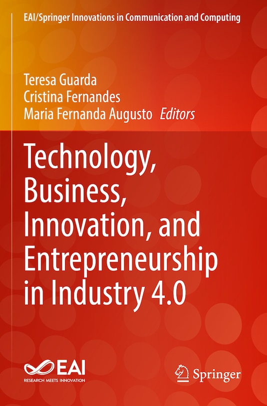 Couverture_Technology, Business, Innovation, and Entrepreneurship in Industry 4.0