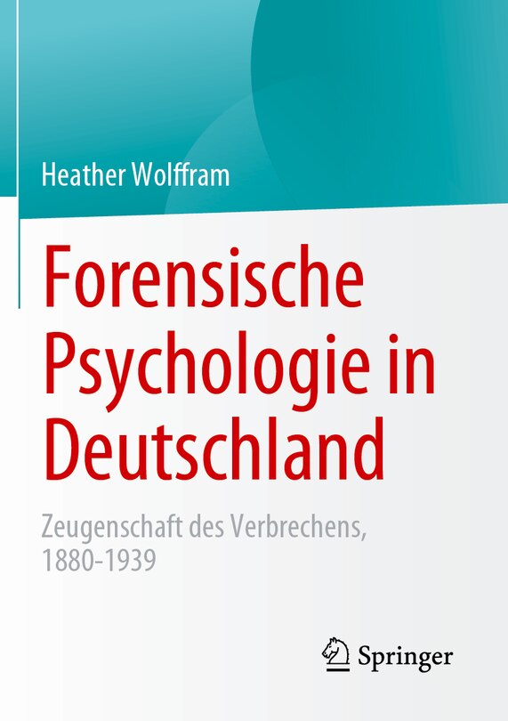 Front cover_Forensische Psychologie in Deutschland