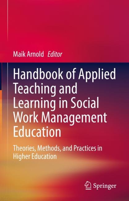 Couverture_Handbook of Applied Teaching and Learning in Social Work Management Education