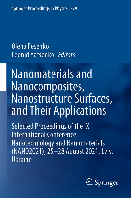 Couverture_Nanomaterials and Nanocomposites, Nanostructure Surfaces, and Their Applications