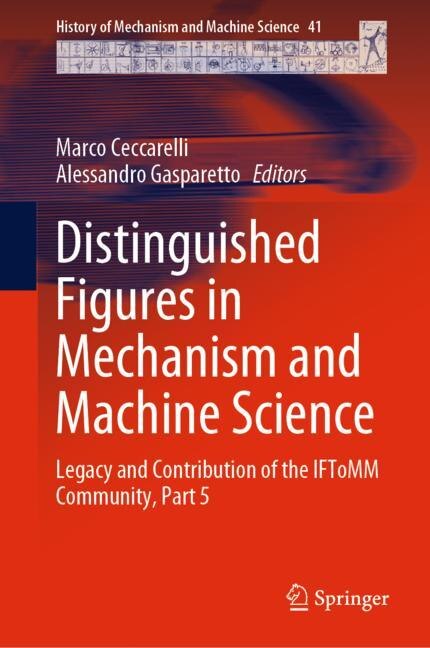 Front cover_Distinguished Figures in Mechanism and Machine Science