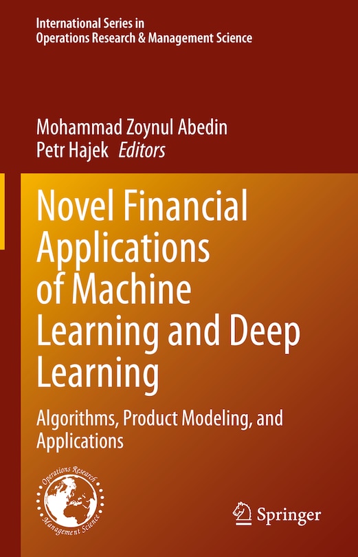 Front cover_Novel Financial Applications of Machine Learning and Deep Learning