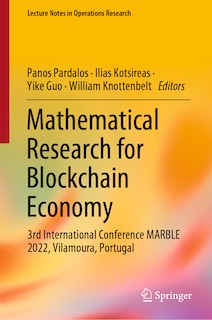 Couverture_Mathematical Research for Blockchain Economy