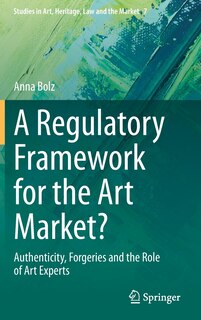 Couverture_A Regulatory Framework for the Art Market?