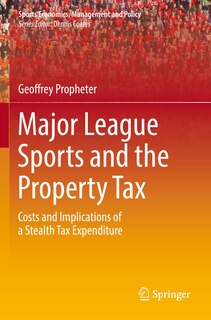 Couverture_Major League Sports and the Property Tax