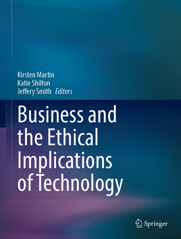 Front cover_Business and the Ethical Implications of Technology