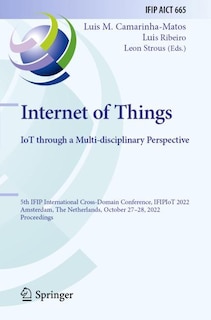 Front cover_Internet of Things. IoT through a Multi-disciplinary Perspective