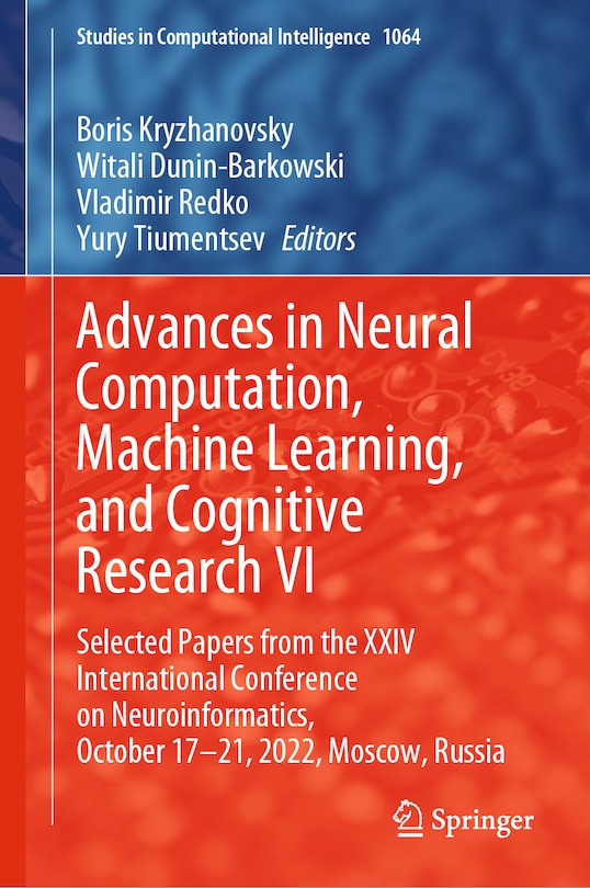 Front cover_Advances in Neural Computation, Machine Learning, and Cognitive Research VI