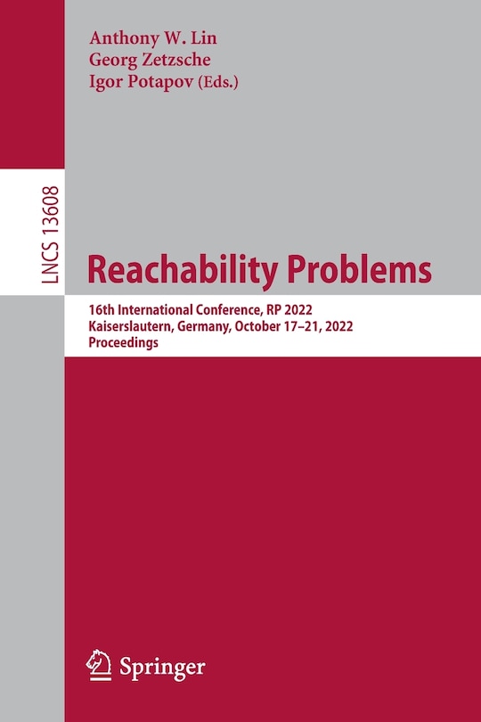 Front cover_Reachability Problems