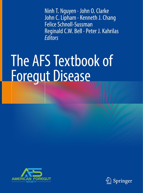 Front cover_The AFS Textbook of Foregut Disease