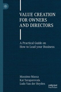 Front cover_Value Creation for Owners and Directors