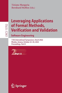 Front cover_Leveraging Applications of Formal Methods, Verification and Validation. Software Engineering