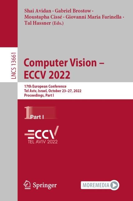 Front cover_Computer Vision - Eccv 2022
