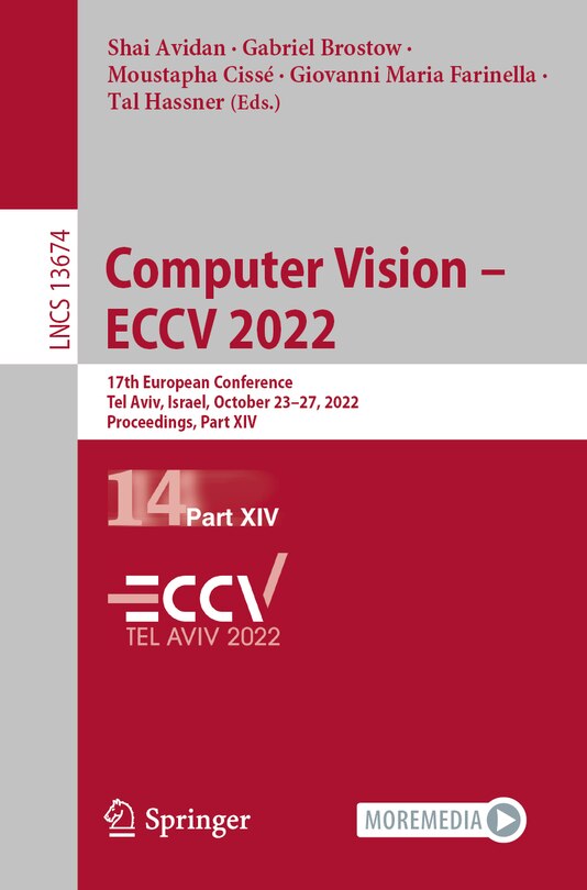 Couverture_Computer Vision - Eccv 2022