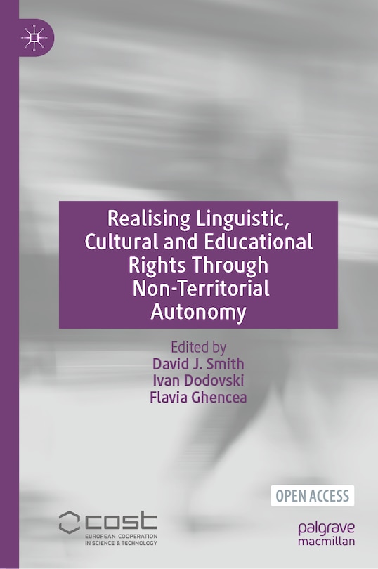 Front cover_Realising Linguistic, Cultural and Educational Rights through Non-Territorial Autonomy