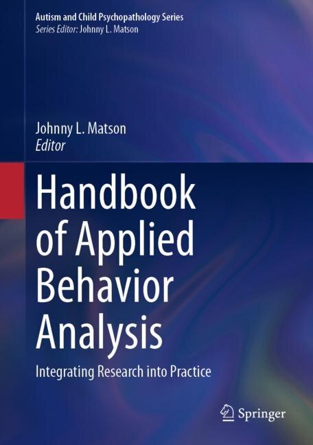Front cover_Handbook of Applied Behavior Analysis