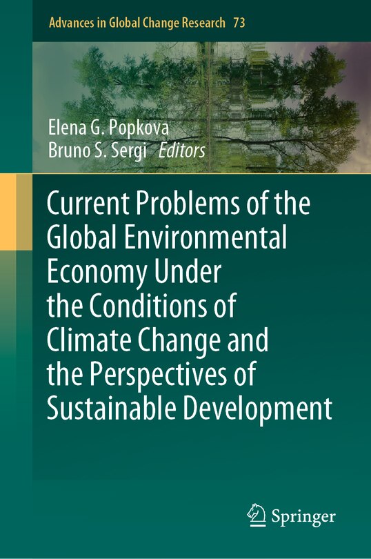 Couverture_Current Problems of the Global Environmental Economy Under the Conditions of Climate Change and the Perspectives of Sustainable Development