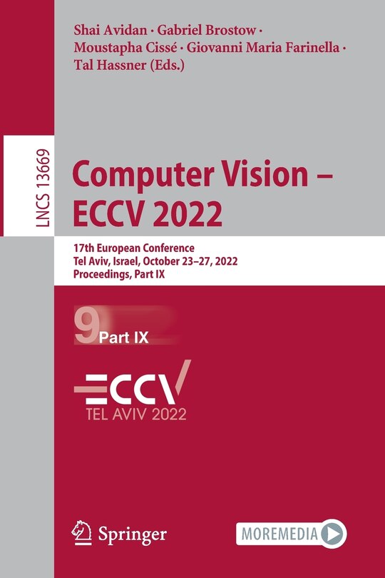 Front cover_Computer Vision - Eccv 2022