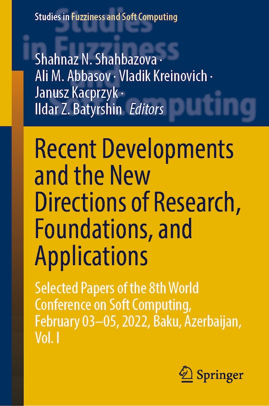 Couverture_Recent Developments and the New Directions of Research, Foundations, and Applications