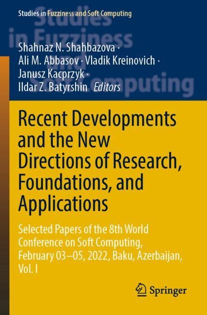 Front cover_Recent Developments and the New Directions of Research, Foundations, and Applications