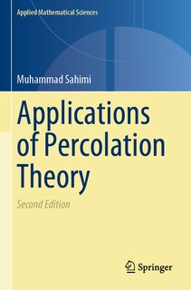 Couverture_Applications of Percolation Theory