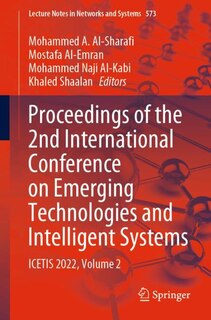Couverture_Proceedings of the 2nd International Conference on Emerging Technologies and Intelligent Systems