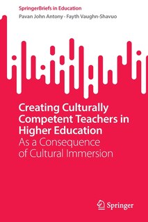 Front cover_Creating Culturally Competent Teachers in Higher Education