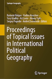 Front cover_Proceedings of Topical Issues in International Political Geography