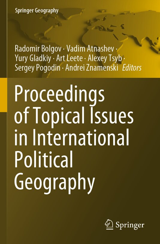 Front cover_Proceedings of Topical Issues in International Political Geography