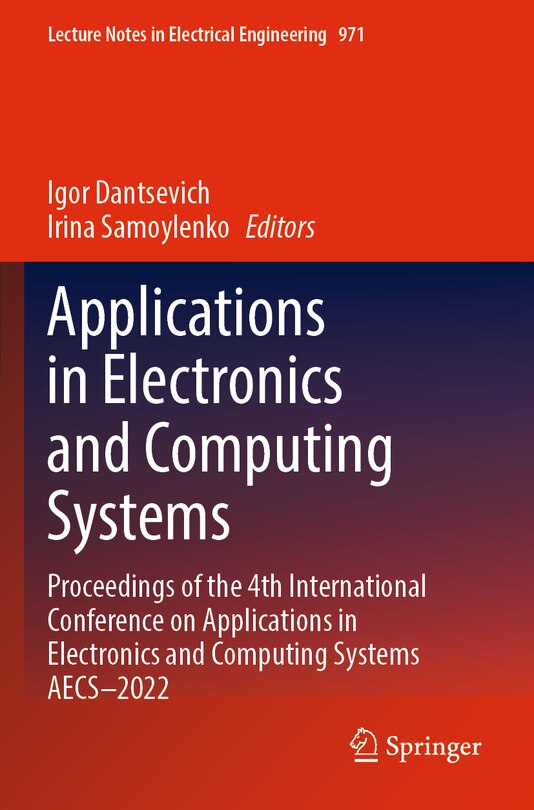 Front cover_Applications in Electronics and Computing Systems