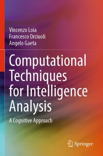 Front cover_Computational Techniques for Intelligence Analysis