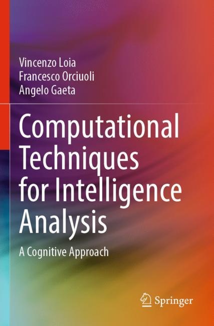 Front cover_Computational Techniques for Intelligence Analysis