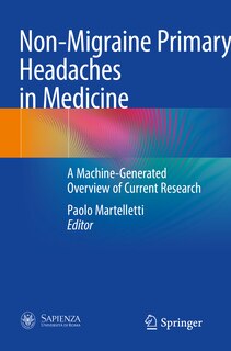 Front cover_Non-Migraine Primary Headaches in Medicine