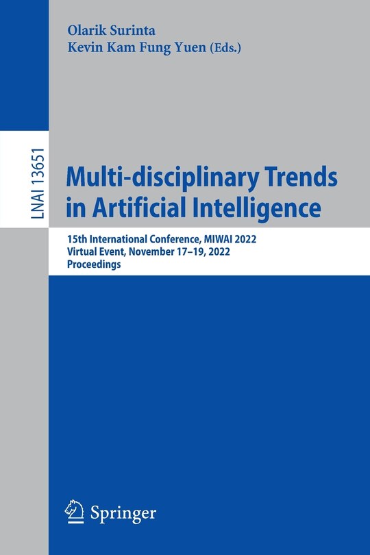 Couverture_Multi-disciplinary Trends in Artificial Intelligence