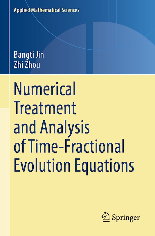 Front cover_Numerical Treatment and Analysis of Time-Fractional Evolution Equations