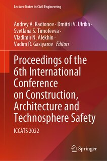 Front cover_Proceedings of the 6th International Conference on Construction, Architecture and Technosphere Safety