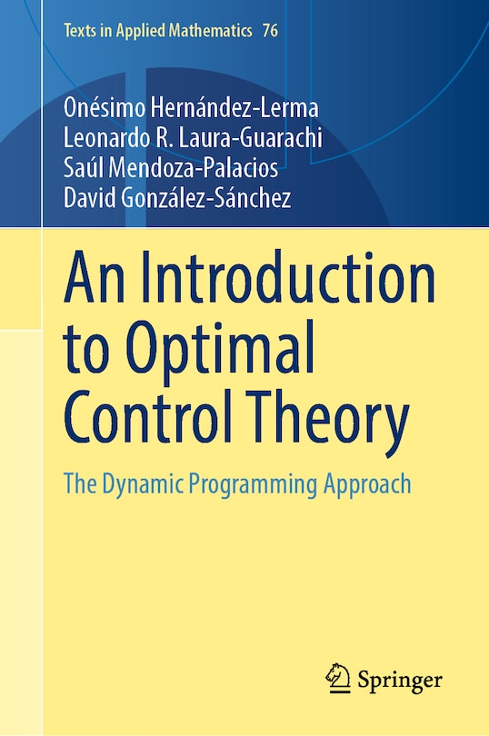 Front cover_An Introduction to Optimal Control Theory