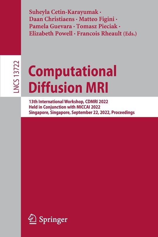 Couverture_Computational Diffusion MRI